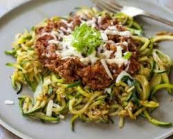 Recette De Spaghettis De Courgette A La Bolognaise Allegee Spaghetti De Courgette Spaghetti Recette Recette Avec Courgette