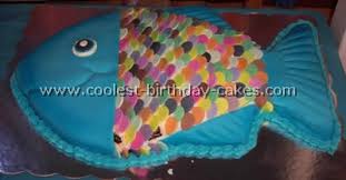 I originally saw this idea in parade magazine a month or so ago, and both of my grandsons had a birthday coming up. Coolest Fish Birthday Cakes Photo Gallery
