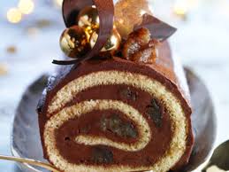 Buche Chocolat Et Marrons Glaces Recettes Recette Recette Buche Chocolat Idee Dessert Dessert Noel