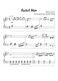 Solo, piano & vocal and piano.easy (format.pdf). Elton John Rocket Man Easy Piano Sheet Music For Piano Solo Musescore Com