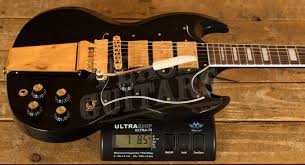 In this segment, we learn what guitars, amps, basses, and effects pedals both douglas and kelley use every night during taping. Gibson Kirk Douglas Signature Sg Ebony Peach Guitars