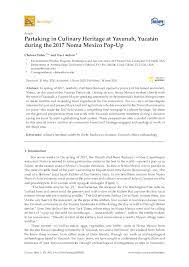 Culinary Tourism Research Papers Academia Edu