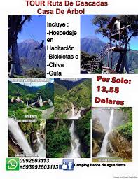 Baños de agua santa te espera, tiene muchas actividades planificadas para ti. Camping Banos De Agua Santa Banos De Agua Santa Ecuador Telf 0992603113 Whatsapp 593992603113 Por Un Dia Y Una Noche Inversion 13 55 Dolares Hospedaje En Habitacion Confortable Tour A La Casa