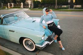 Image result for Starmist Blue 1957 Thunderbird
