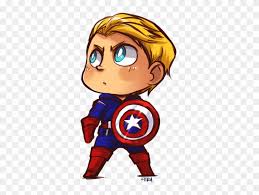 Today we are going to draw the captain america logo. Captain America By Kiirusama Captain America Drawing Cute Free Transparent Png Clipart Images Download
