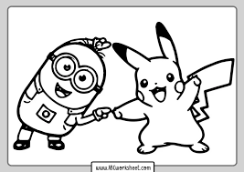 When the kid will get older. Minions Coloring Pages Minion Coloring Pages Minions Coloring Pages Pikachu Coloring Page