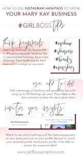 Grow Your Mary Kay Business On Instagram With Our Best Practices Hashtag Guide Learn How To Use Hashtags Mary Kay Business Mary Kay Marketing Mary Kay Quotes