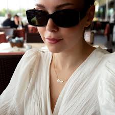 Sterling Silver Name Necklaces, Custom Name Necklaces for Women, Gifts for  Mother, Gold Name Pendant, Birthday Gifts, Christmas Gift for Mom