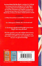 Well, what do you know? Buy The Great British Pub Quiz Book Book At Easons