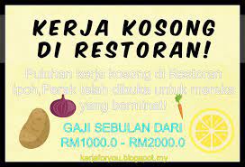Uitm cawangan pulau pinangsektor : Kerja For You Peluang Kerja Kosong Restoran Di Ipoh Perak