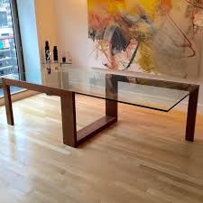 Contemporary Glass Top Dining Table Glass Top Dining Table Glass Dining Table Wood Table Design