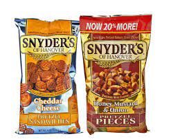 A classic snyder's of hanover bag of pretzel pieces, each sourdough hard pretzel is crunchy and flavored like the best . Buy Snyder S Of Hanover Pretzel Pieces Variety Pack Two Delicious Flavors Honey Mustard Onion Pretzel Pieces 12 Oz And Cheddar Cheese Pretzel Pieces 8 Oz Healthy Snacks Pack
