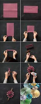 Como Hacer Abanicos De Papel Manualidades Faciles