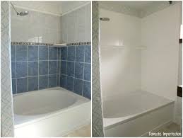 How To Refinish Outdated Tile Yes I Painted My Shower Bathroom Makeover Bathroom Repair Painting Bathroom Tiles