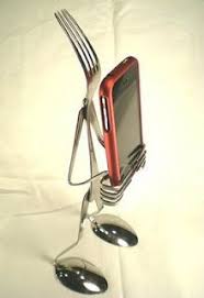 Quirky Holders For Your Iphone Page 7 Zdnet Cutlery Art Recycled Silverware Silverware Art