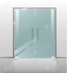 4,000+ vectors, stock photos & psd files. Double Glass Doors To The Mall Or Office Vector Illustration Royalty Free Cliparts Vectors And Stock Illustration Image 98529087