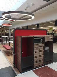 Moment Gourmand Galerie Commerciale Auchan St Nazaire Trignac 44 Tables Connectees Par El Mobilier Professionnel Mobilier Sur Mesure Galerie Commerciale