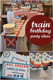 Themed Thomas The Train Birthday Party Ideas For Toddlers 25 Train Themed Birthday Parties Trains Birthday Party Thomas Birthday Parties Birthday Party Themes