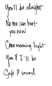 Taylor Swift Ft The Civil Wars Safe Sound Safe Sound Taylor Swift Taylor Lyrics Taylor Swift Lyrics Taylor Swift Songs