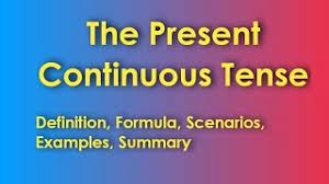 Present perfect continuous tense (present perfect progressive tense) is used to express the action or task that started in the past and continues in present. English Grammar The Present Continuous Tense Definition Formula Scenarios Examples Youtube
