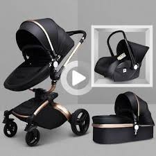 2019 Baby Stroller 3 In 1 Travel System Bassinet Combo Jogger Pushchair Car Seat In 2020 Stroller Baby Strollers Car Seats