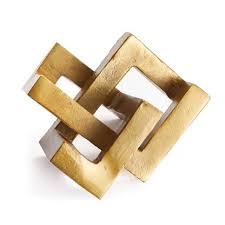Crafted entirely from marble, this distinct knot sculpture updates your space with a contemporary edge. Luxury Decorative Objects Perigold