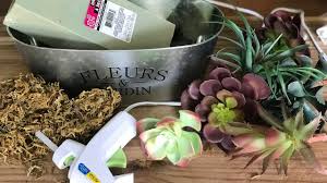 It's a cute and stylish gift idea for teacher appreciation that they'll enjoy all year long! Diy Artificial Succulent Arrangement Cheap And Easy