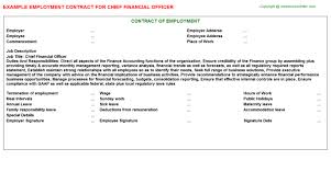 Discover the many roles and responsibilities of a cfo and how your cfo can further help achieve your company's target growth, traction, and roi.check out. Chief Financial Officer Employment Contract