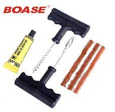 New Arrival Auto Car Repair Tools Tire Repair Kit Set Flat Motorcycle Car Wheel Plug Tool Small Pocket Plugger Auto Repair Tire Repair Cleaning Glass