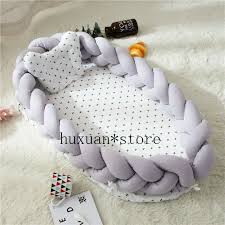 Baby Mattresses Bed Portable Lounger Newborn Crib Breathable Sleep Nest Pillow Baby Mattress Newborn Crib Baby Lounger