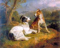 the twa dogs painting sir edwin landseer oil paintings dog paintings landseer dog canine art