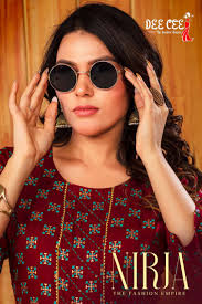 Dee Cee Nirja Wholesale Rayon A Line Sherwani Style Kurtis