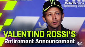 Pilota da corsa con il numero 46. Valentino Rossi Is Retiring Youtube