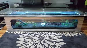 The long octagon fish tank coffee table is easy to assemble at home. New Coffee Table Fish Tank Youtube