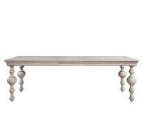 Universal Elan Off-white Wooden Dining Table - Bed Bath ...