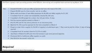 Solved Abe Factor opened a new accounting practice called