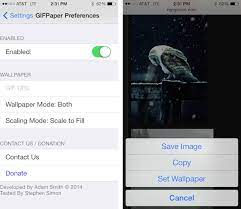 Gifpaper New Tweak Lets You Set Any Gif As Your Wallpaper Gif Wallpaper Ios Wallpapers