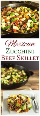 This Low Carb Mexican Zucchini And Ground Beef Recipe Is A Simple Dish Made With Low Cost Ingredients It S A Beef Recipes Mexican Food Recipes Healthy Recipes