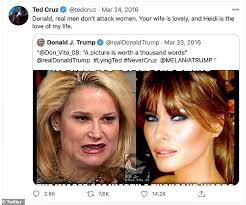 Just what beans of heidi cruz does trump have in mind? George Clooney Calls Ted Cruz A Yutz For Supporting Donald Trump Duk News