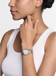 Mini Sage Pavé Two-Tone Watch