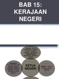 Hak istimewa dalam pemberian jawatan dalam perkhidmatan awam, biasiswa, kemudahan pendidikan aras 3 • menghuraikan kepentingan kerjasama kerajaan pusat dan kerajaan negeri bagi mewujudkan nyatakan kuasa kerajaan negeri dalam pentadbiran negara. Pengajian Am Semester 1 Bab 15