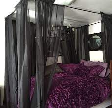 For starting the remodeling, canopy bed drapes for sale like bed canopy walmart or bed canopy ikea can be your choice. My Bed After I Hung The Homemade Canopy And Sheer Curtains On The Curtain Rods I Love My Idea Because I Coul Canopy Bed Curtains Canopy Bedroom Canopy Bed Diy