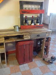Kitchen Table Wine Rack Out Of Recycled Pallets Pallet Kitchen Diy Pallet Projects Pallet Diy