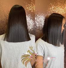 Shampoo your hair twice with clarifying shampoo, then once with moisturizing shampoo. How To Do A Silk Press On Natural Hair Professionally At Home