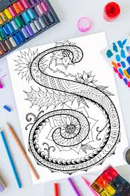 But the kids we talked to had a lot more ideas. Zentangle Letter S Design Free Printable Kids Activities Blog