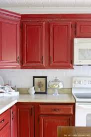 30+ red kitchen cabinets! ideas red