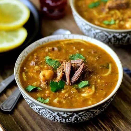 طرز تهیه آش مراکشی حریره خوشمزه مخصوص افطاری