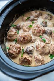 There are many crock pot dishes in this game that do not serve a very good purpose, as they give less hunger than all of the ingredients separately. Crock Pot Meatballs With Creamy Mushroom Gravy The Kitchen Magpie
