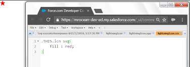 Lightning Icon Color Is Not Changing Using The Fill Css Salesforce Stack Exchange