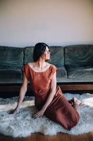 ozma aw18 la piedra dress copper shoot inspiration california style natural textiles